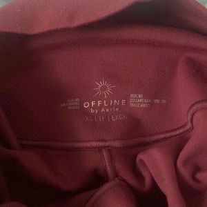 RED Offline Aerie Crossover Leggings